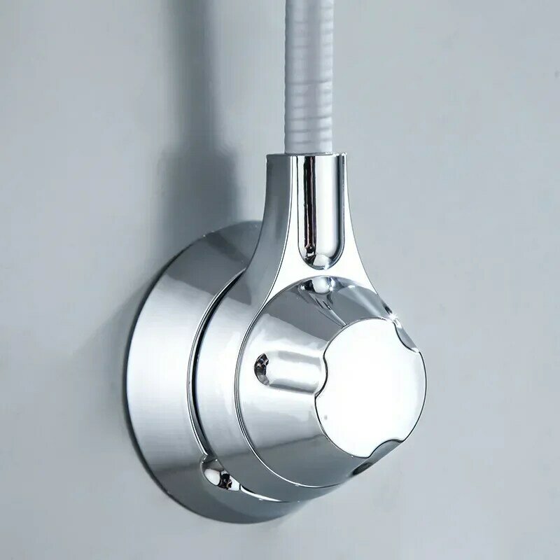 Supporto per doccia a ventosa supporto per soffione doccia regolabile ugello supporto portatile staffa per doccia con rotazione Multi-angolo senza perforazione