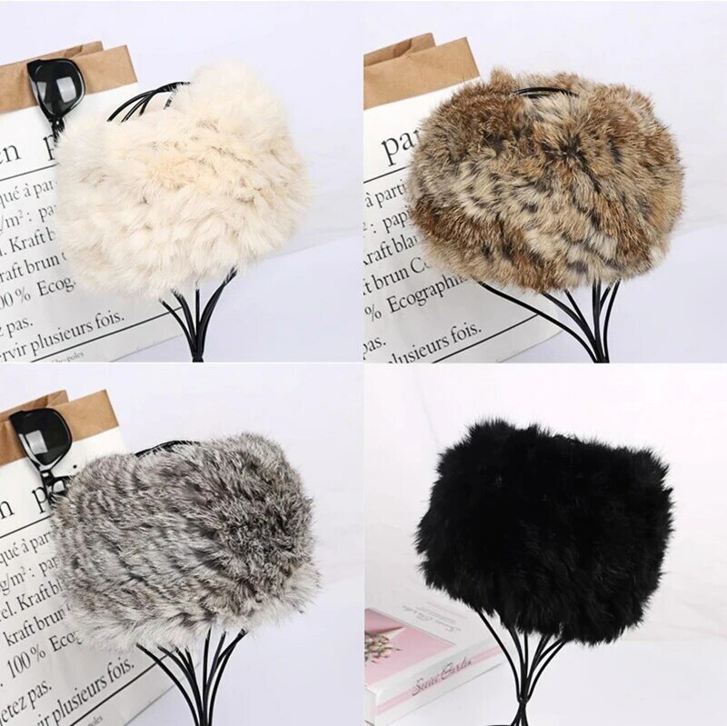 Fluffy And Warm Hair Band Autumn Winter Elastic And Warm Trend Hair Band Tightening Women'S Plush Hair Rope Hairdressing Tool
