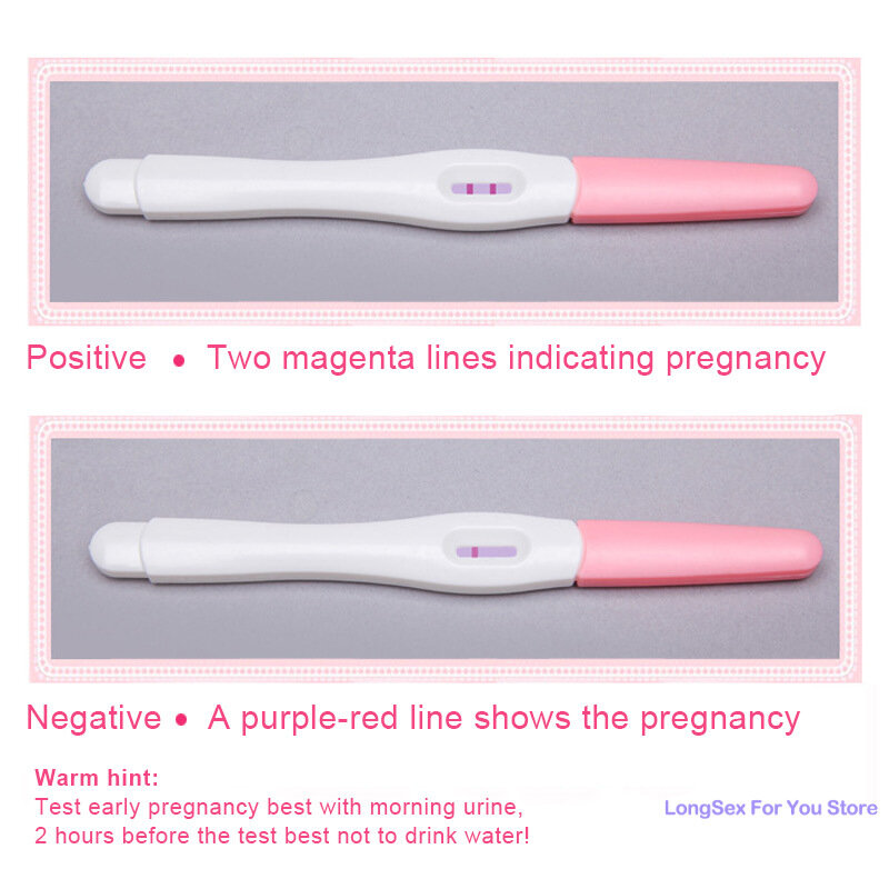 HCG 임신 초기 테스트 스트립 소변 측정 키트, 빠른 테스트 펜, 성인 여성용 가정용 99% 이상 정확도 테스트, 20 개
