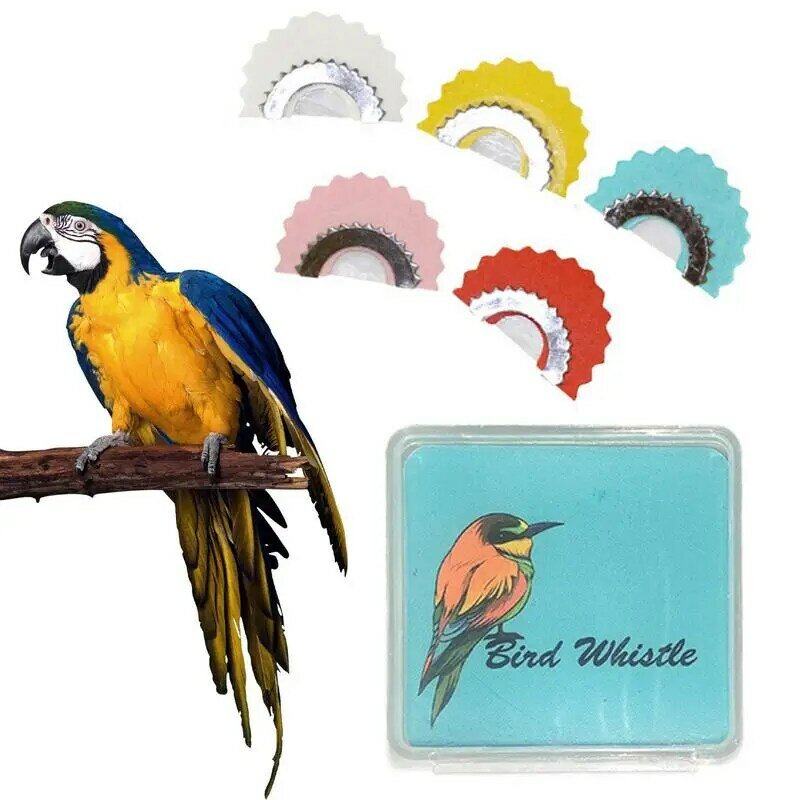 5PCS Bird Whistle Funny Magic Bird Caller Tongue Whistle Warbler Safe Smooth Magic Tweeting Noisemaker Toys Tricks Gag for Kids