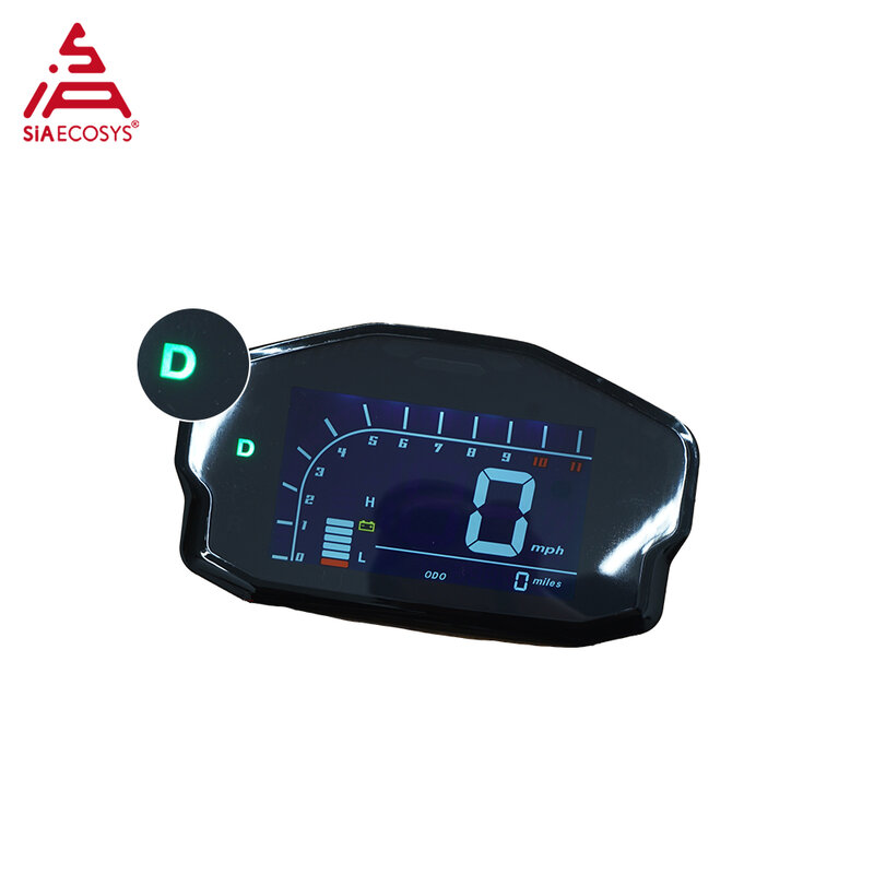 SiAECOSYS baru DKD LCD-M Speedometer dengan LIN/CAN-BUS komunikasi opsional untuk skuter listrik dan sepeda motor