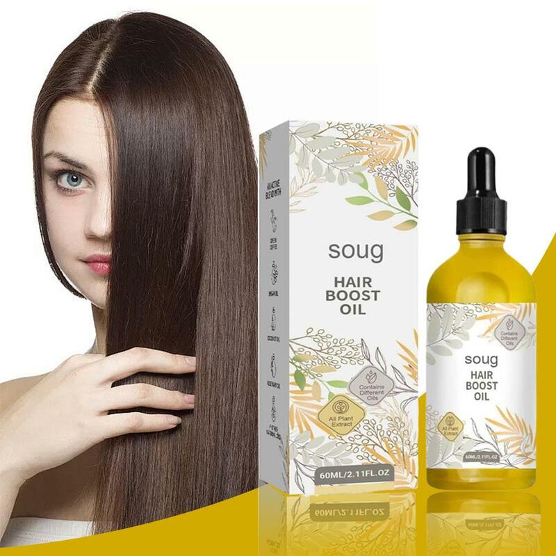 60ml di olio naturale riparatore denso danneggiato nutriente idratante Anti liscio essenziale e perdita di olio per capelli r Oil L3K3