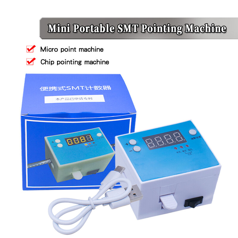 WAVGAT-Mini portátil Patch contando máquina, SMD, levantamento preciso, 0603, 0402, 1206, SOP8, SOP16, SOP20, novo