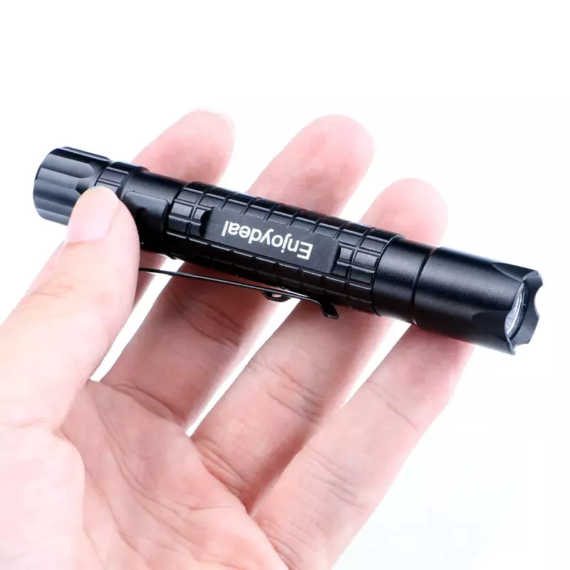 Potente torcia a LED AAA Tactical Mini Pen Pocket clip LED 1000LM torcia torcia lanterna campeggio all'aperto escursionismo