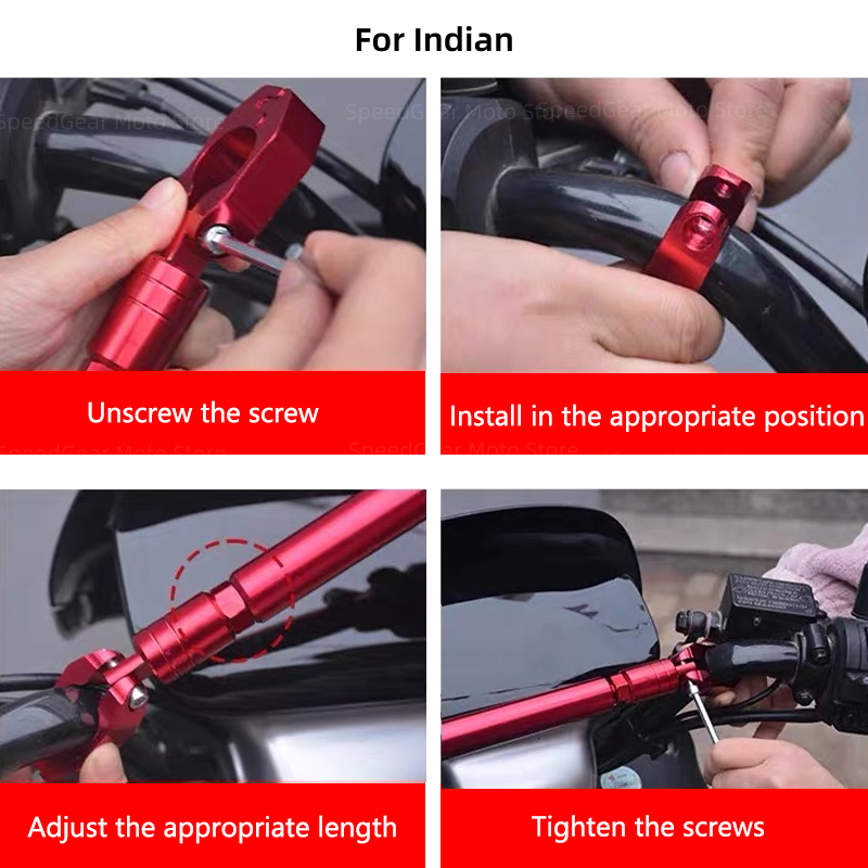 For Indian FTR 1200 S FTR1200 FTR R Carbon FTR 1200 Rally Motorcycle Accessories Balance Bar Handlebar Crossbar Phone Holder
