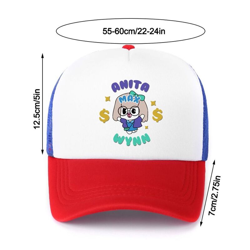 Sombrero transpirable de Anita Max Wynn, gorro de camionero ajustable, suave y divertido, con visera, Unisex