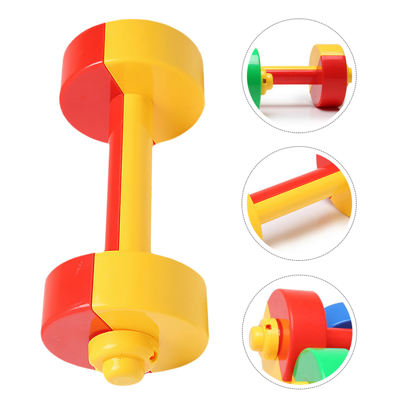 Children's Dumbbell Toys Barbell for Kindergarten Household Baby Toy Exercise Supplies Plastic Kids Barbells Equipment Toddler