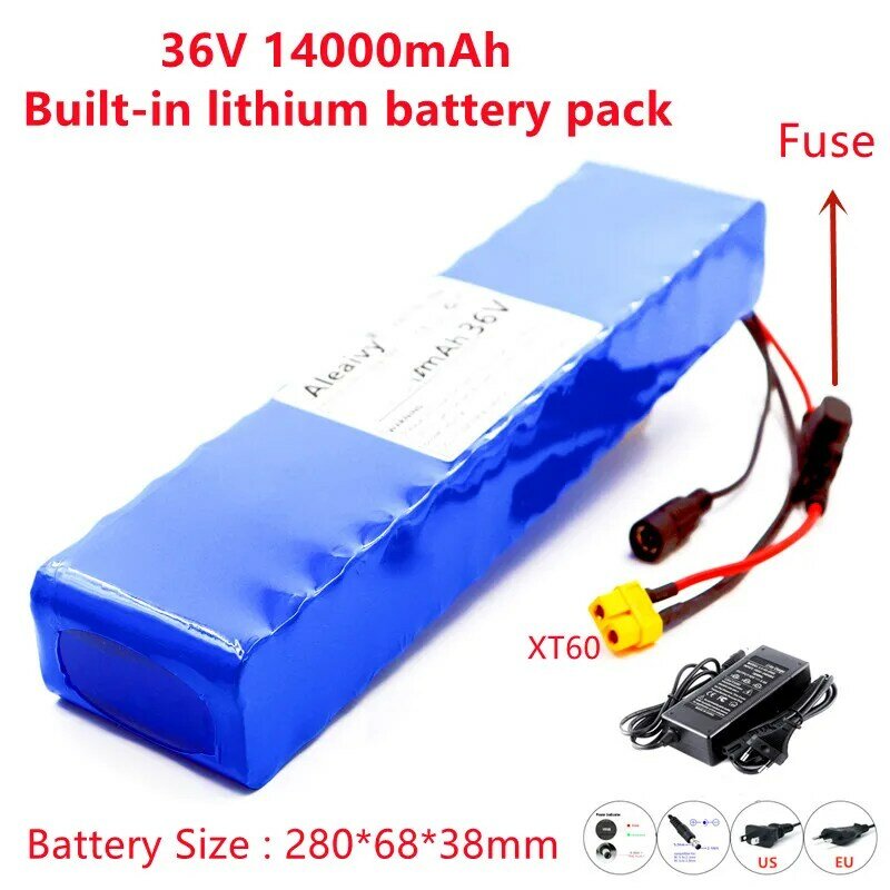 Batterie au lithium pour vélo électrique, 10s3p, 14Ah, 18650 Eddie Ion, 350W, 600W, 36V, scooter électrique, 24.com, 20A BMS intégré