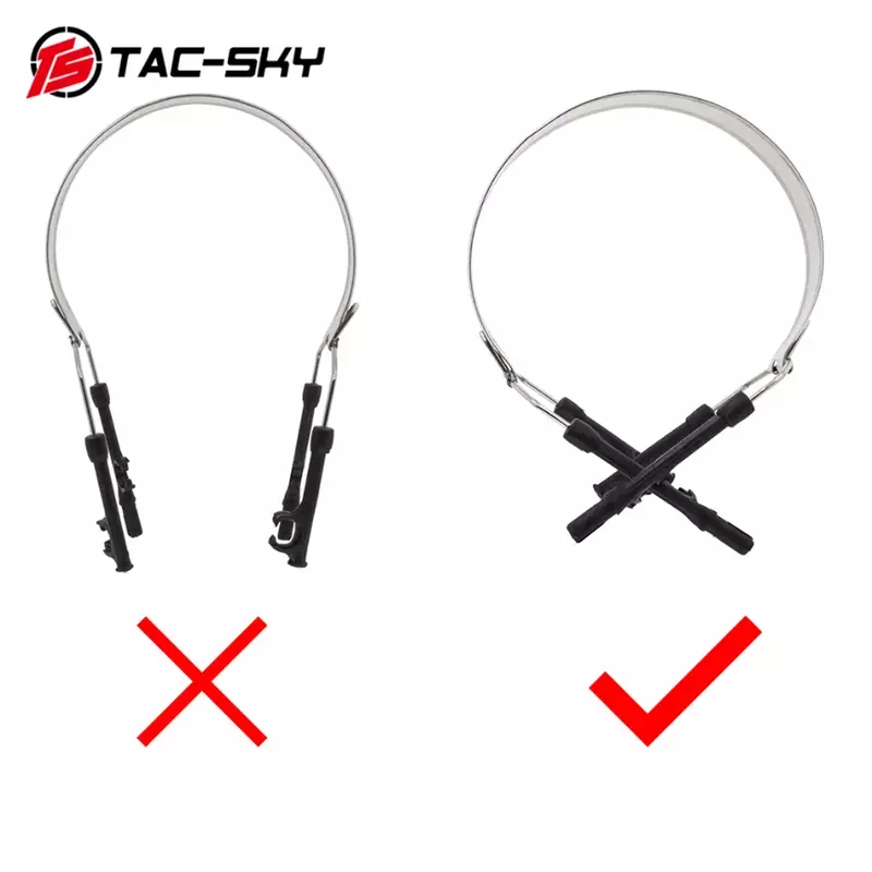 Ts TAC-SKY Comtac Hoofdband Vervangende Hoofdband Voor Peltor Comtac I Ii Iii Headset Airsoft Tactische Headset Accessoires