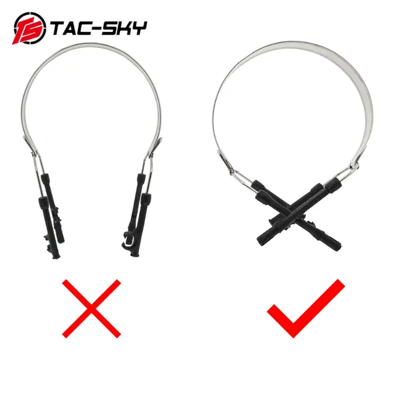 TS TAC-SKY-Substituição Headband para PELTOR COMTAC I II III Headset, Airsoft Tactical Headset Acessórios