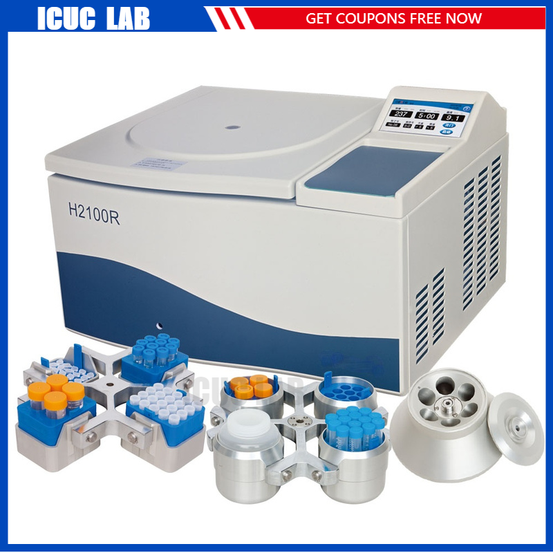 Máquina refrigerada de alta velocidade do centrifugador da grande capacidade h2100r para a centrifugadora médica do hospital do laboratório