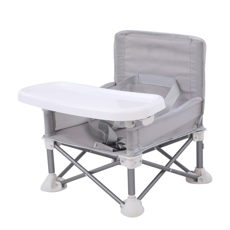 Assento multifuncional Baby Booster, Cadeira dobrável para crianças, Cadeira de acampamento, Acessórios portáteis do bebê, Cadeira de praia