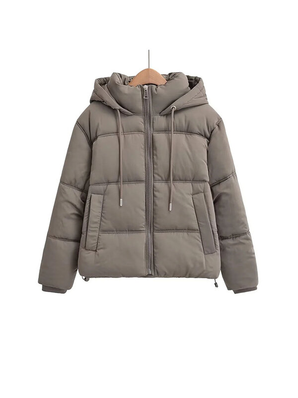 ZADATA 2023 nuova giacca parka calda da donna invernale giacca casual in cotone moda