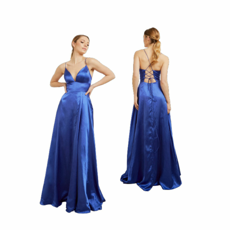 2024 New Elegant Satin Evening Gown SH-060