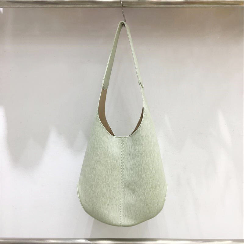 2024 Summer PU Leather Shopping Pouch for Women Korean Simple Versatile Shoulder Composite Tote Bag Lady Underarm Bags