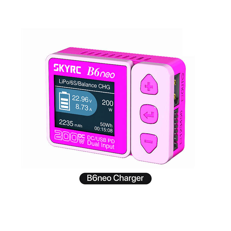 2023 SkyRC B6neo Smart Charger DC 200W PD 80W Battery Balance Charger SK-100198 B6 neo Xmas tree version