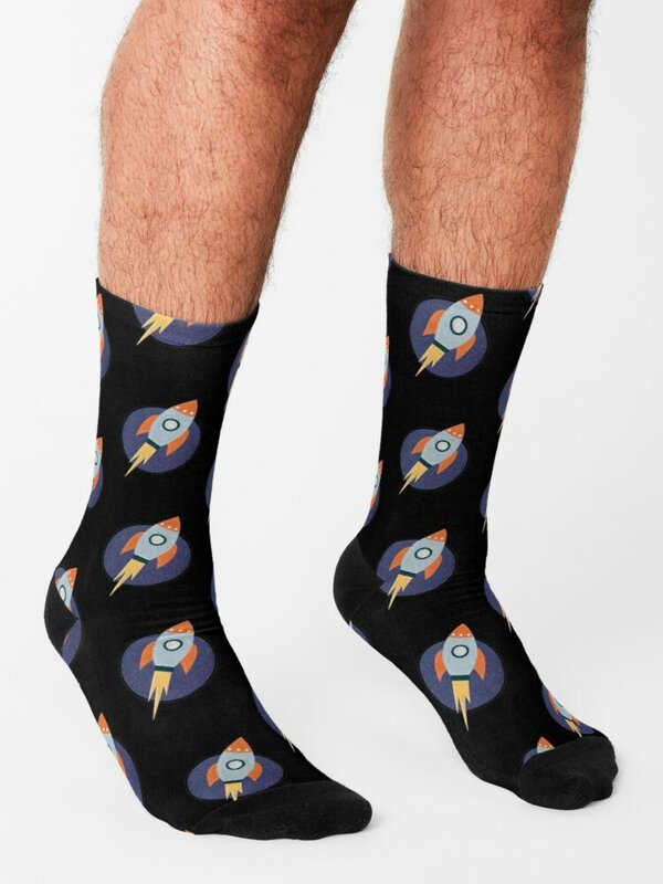 Мужские носки Space носки с изображением ракеты