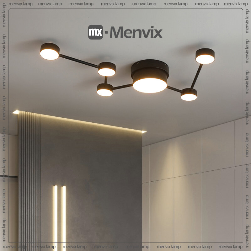 Lustre moderno do teto do diodo emissor de luz para a sala de jantar, lustre grande do Dipper, cozinha e barra do lustre, projeto da suspensão
