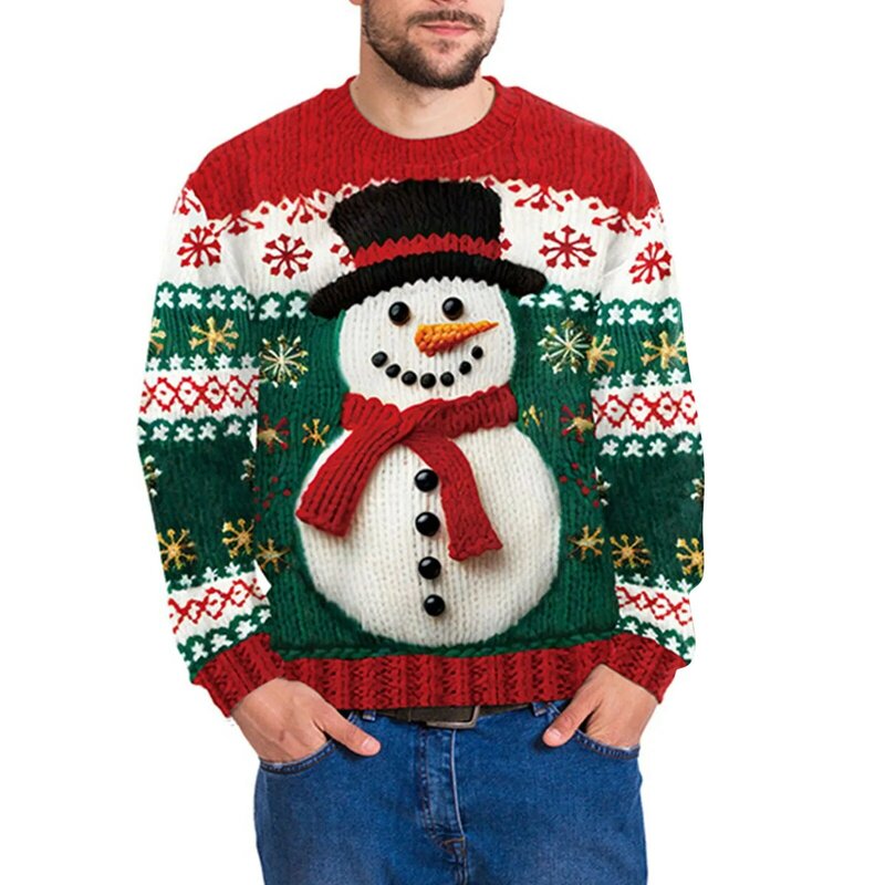 Sudadera de manga raglán para hombre, suéter de gran tamaño, cuello roscado, moda de ocio Simple, Otoño e Invierno