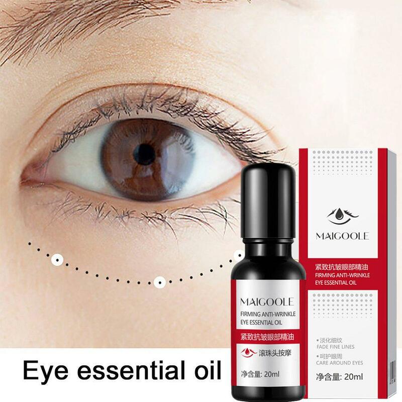 20ml Anti-Falten-Augen serum öl verblassen Krähenfüße feines dunkles Auge Auge Anti-Aging bekommen Pflege linien Kreise von straffen den Taschen m3q2