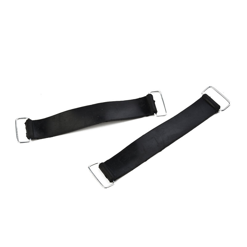 2pcs Motorcycle Rubber Battery Strap Holder Belt For Honda For Suzuki 18-23cm Applicable To All Motorcycles, Tricycles, Scoot