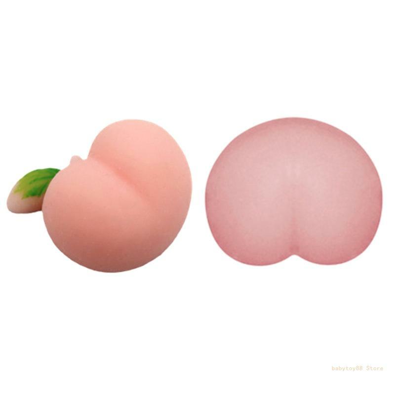 Y4UD Sensoryczna Squeeze Ball Mini Peach/Butt Nowość Prezent dla Malucha dla C