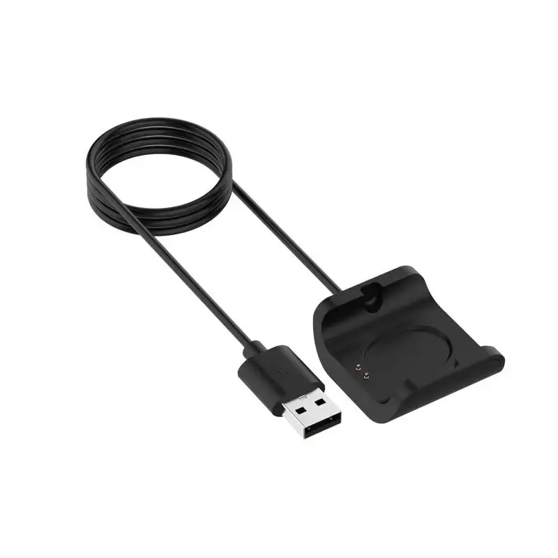 Cabo de carregador para Huami Amazfit Bip S 1s, relógio inteligente, cabo de carregamento USB, clipe portátil, berço, relógio inteligente