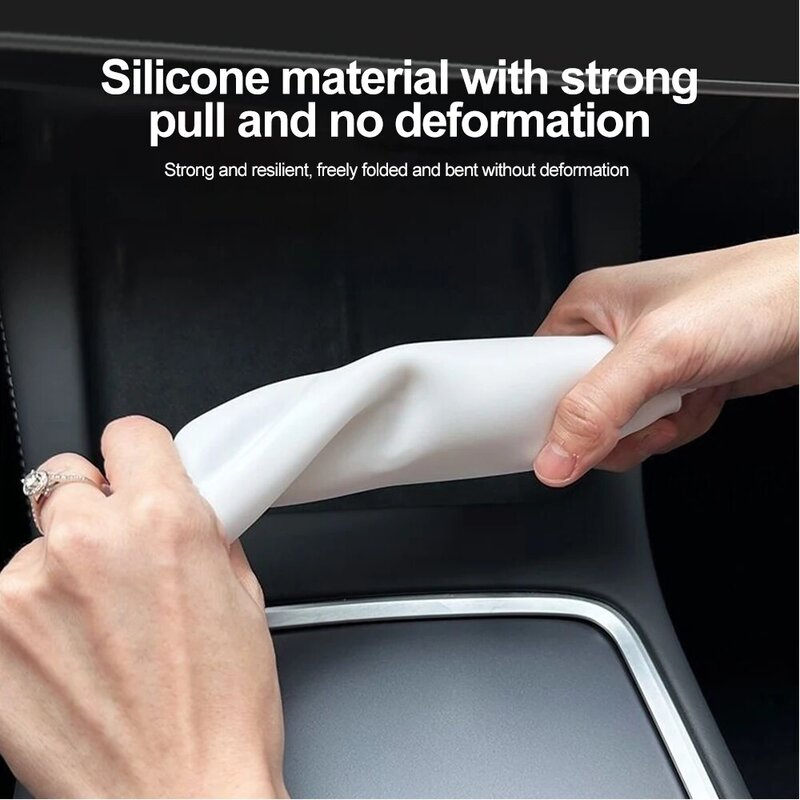 Per Tesla Model 3 Y 2023 2022 2021 Silicone Wireless Charger Pad Mat Protector tappetino antiscivolo Pad Auto accessori interni per Auto