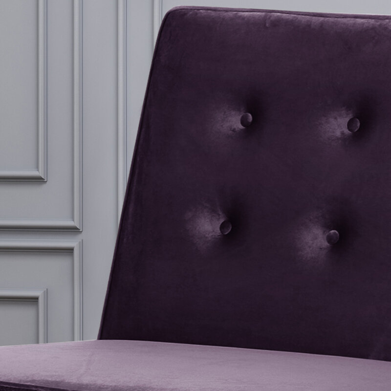 Sedia moderna senza braccioli-Design elegante ed elegante per spazi abitativi contemporanei-comoda opzione di seduta con supporto ergonomico