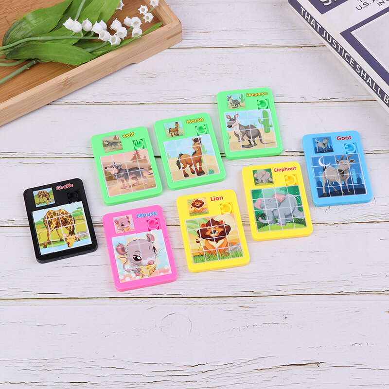 Early Educational Toy Developing Jigsaw Digital Number 1-16 Animal Cartoon Puzzle Game Toys
