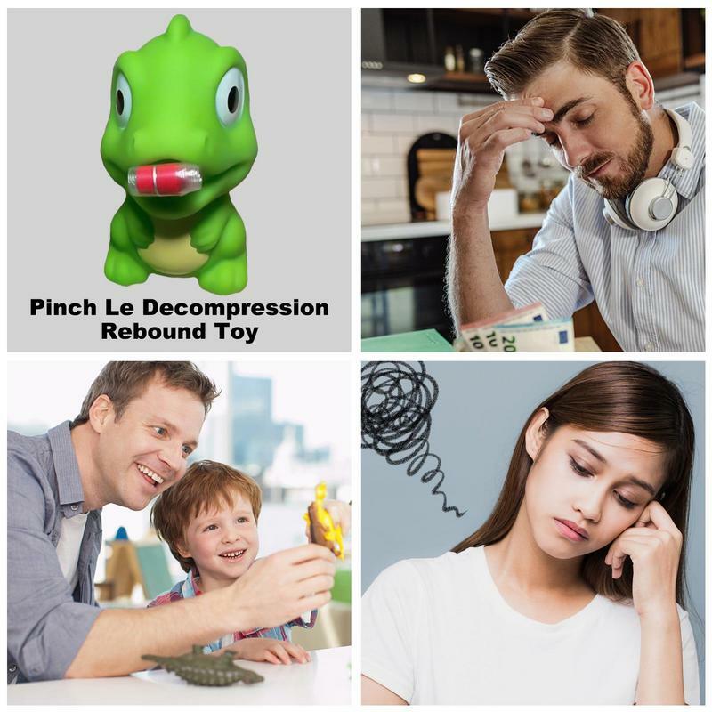 Sapo Squeeze Toy para crianças, Descompressão Criativa, Fidget Brinquedos, Pinch Frog, Dinossauro Sticking Tongue Out, Aliviar o Stress, Toy Presentes
