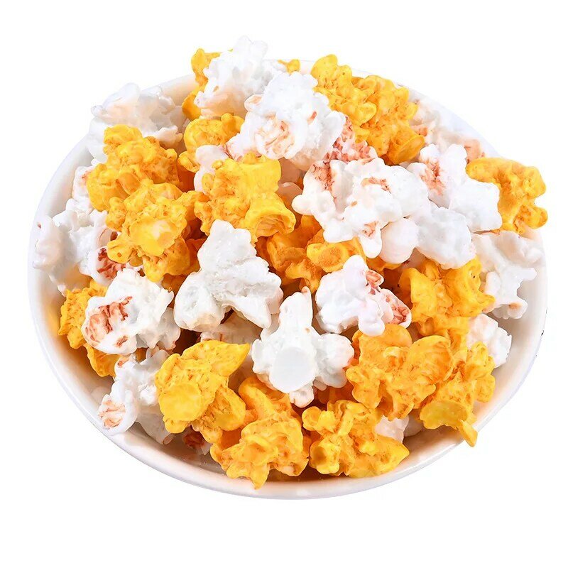 Bộ 6 Đời Kawaii Popcorn Miniatur Décor Trẻ Em Đồ Chơi Nhà Bếp Nhỏ Gọn Vật Dụng Phụ Kiện Búp Bê Nhà Búp Bê Lắp Ghép Mô Hình Thu Nhỏ