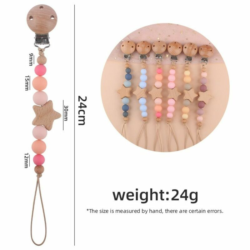 Cute Silicone Baby Pacifier Clips Silicone Pacifier Chain Nipple Bracket Holder For Nipples Toddler Toys Baby Shower Gift
