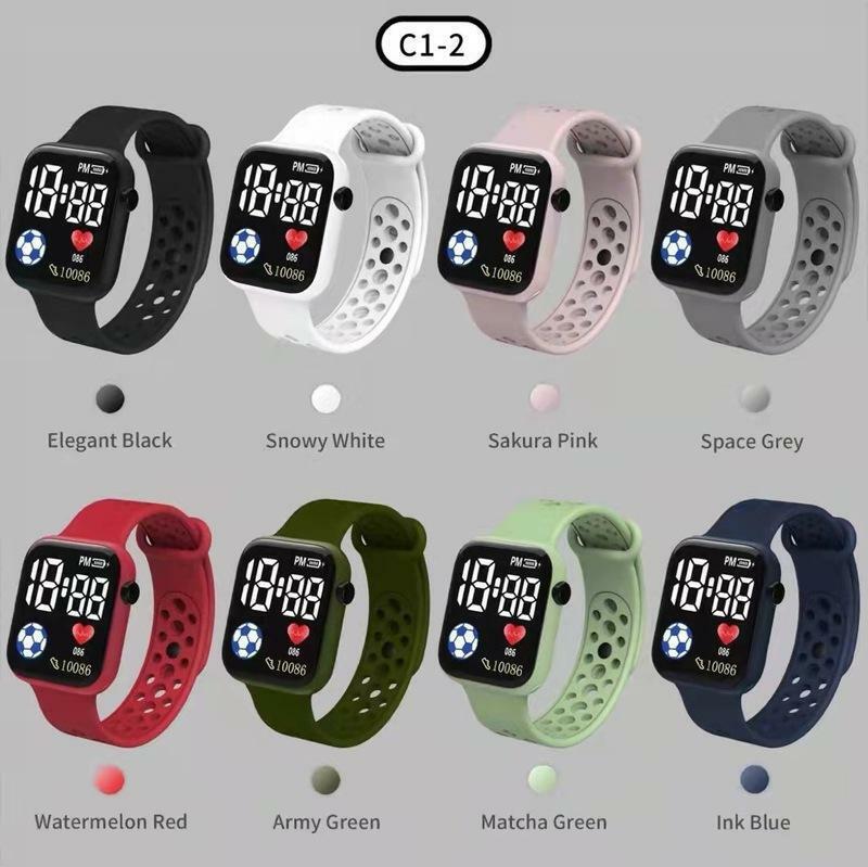 Neue Kinder Sport Digitale Uhr Wasserdichte Led-anzeige Kinder Elektronische Uhren für Mädchen Jungen Armbanduhr Zeit Maschinen Uhr