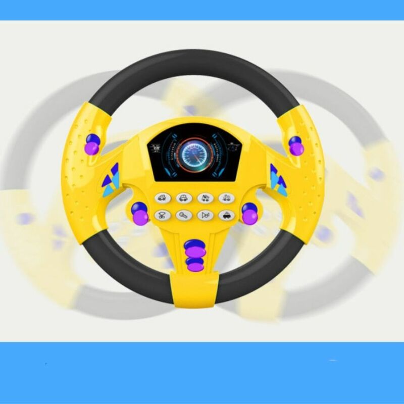 Mainan mobil interaktif elektrik dengan suara Copilot mengemudi mainan vokal anak-anak