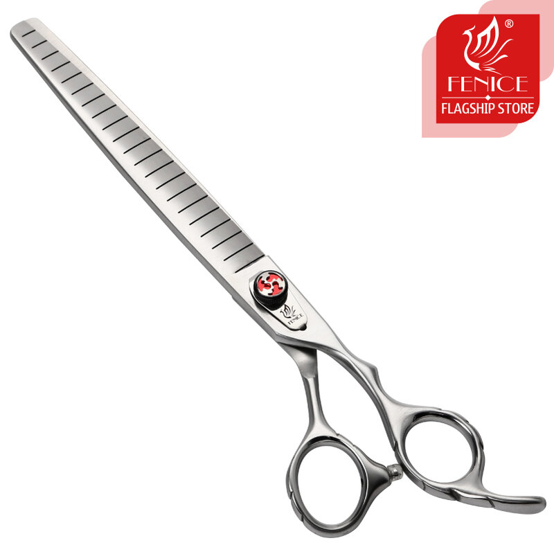 Fenice Professional JP440C 7.5 inch Pet Fluffy Thinning Grooming Scissors Dog Scissors Thinner Shears  Rate 80%