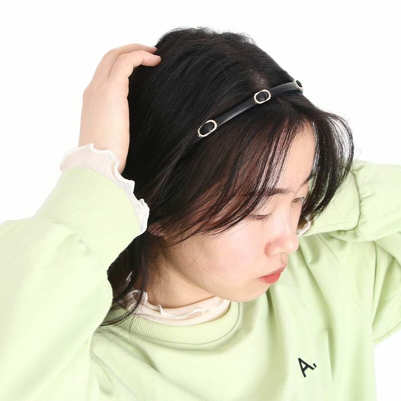 Dünne trend ige weibliche Gesichts wäsche Kopf bedeckung elegante koreanische Stil Stirnband Perle Haar Reifen Haarschmuck Frauen Haarband