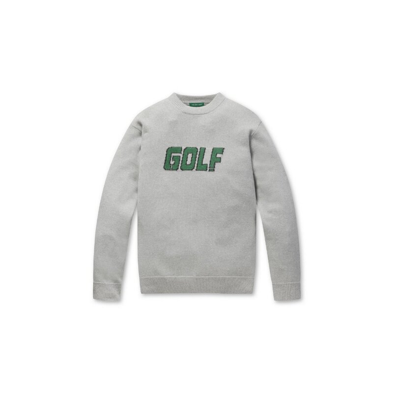 "Versatile Trends: Luxurious Solid-color Men's Pullovers, High-end Letter Design, Warm Winter Golf Knit Sweaters"