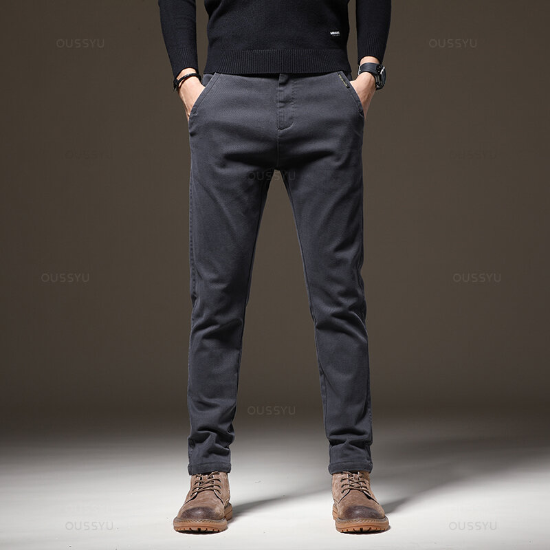 Celana panjang kargo pria, celana panjang kargo ukuran besar 28-38, pakaian musim panas baru 2024, celana ketat pinggang elastis untuk pria