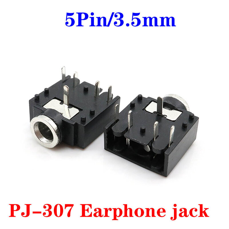 1-5buah 2.5/3.5MM PJ-392 324 210 320 307 359 342 soket perempuan Stereo Jack dengan sekrup 3.5 Audio Video konektor Headphone