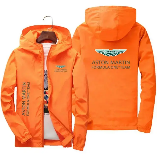 Jaqueta de zíper corta-vento com capuz masculina, jaqueta fina casual Martin F1, venda quente, primavera e verão