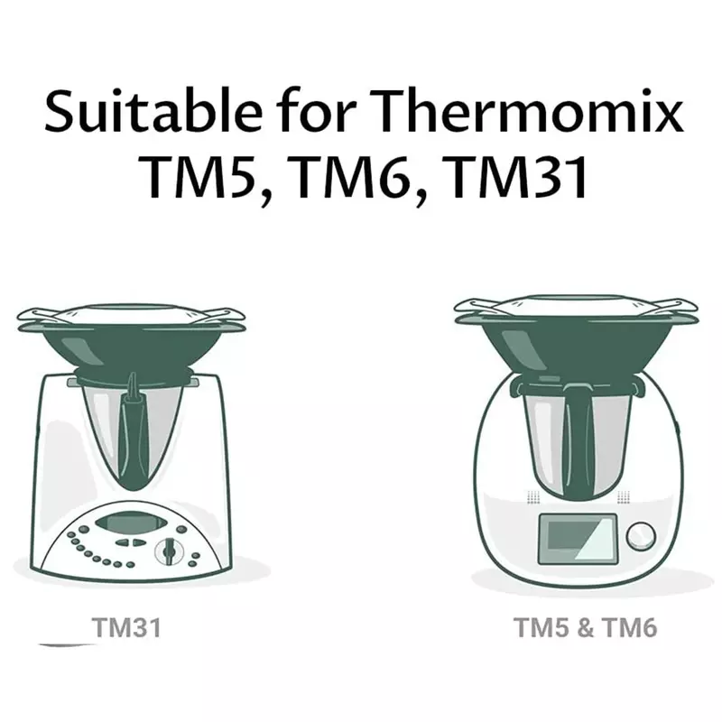 Thermomix TM5 TM6 TM31 cubierta para cuenco