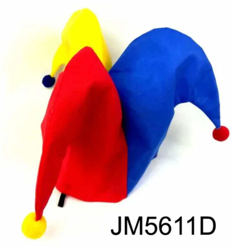 Klaun dekoracyjny kapelusz taniec element ubioru rekwizyty Cosplay akcesoria na Halloween
