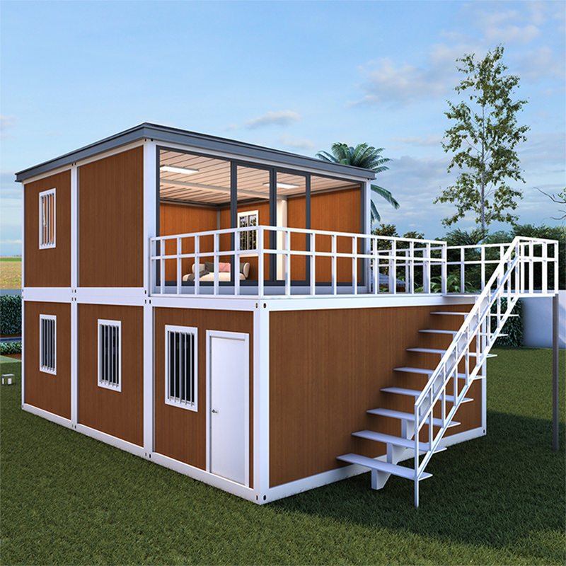 2022 Factory Custom Luxury Modern Qatar prefabricated 2 3 4 bedroom house China prefabricated flat pack living container house