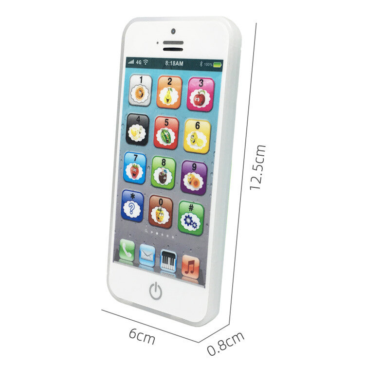 Детская имитация товара Обучающие игрушки сотовый телефон с подсветкой звуки игрушки для детей подарок для малышей