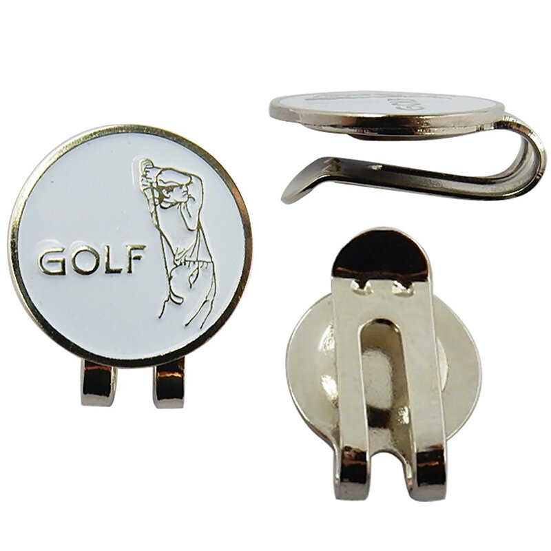 Golf Ball Marker Met Magnetische Hoed Clip Humanoïde Patroon Grappige Grote Golf Hat Caps Clips Golfer Geschenken Golf Accessoires
