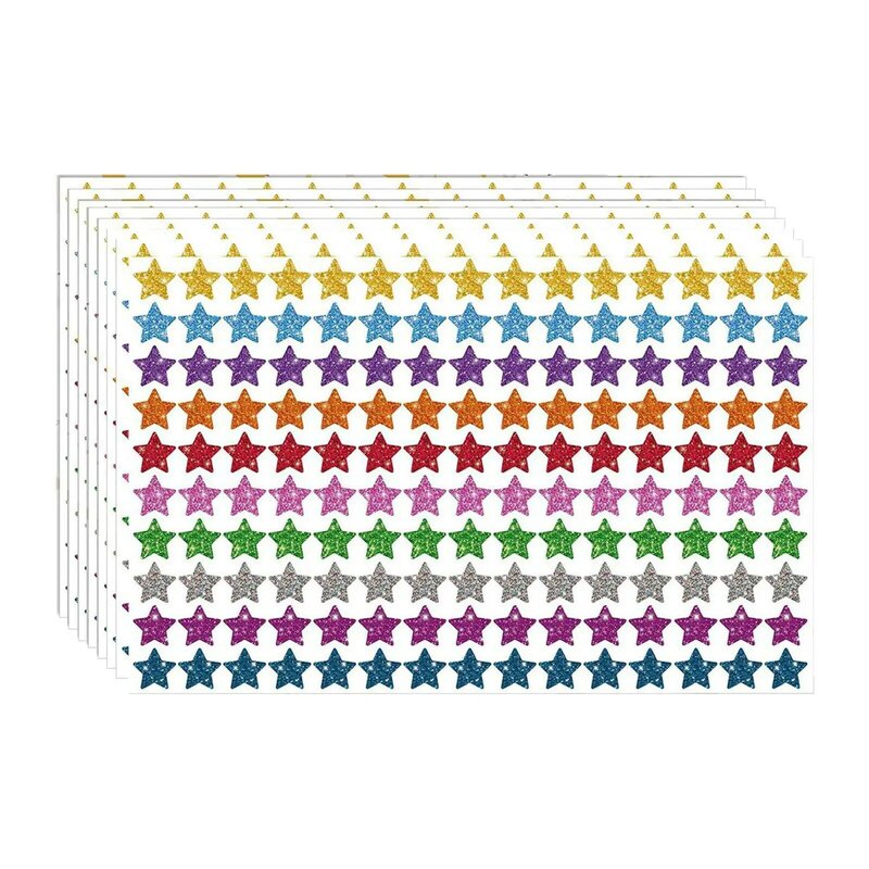 Auto-adesivo estrela adesivos para alunos, professores suprimentos, escola e sala de aula