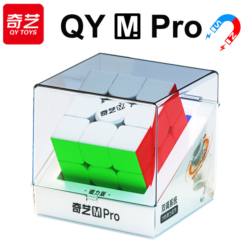 QiYi Speedcube M Pro مكعب سحري مغناطيسي 3x3x3 محترف 3x3 QY سرعة 3M لغز 3 × 3 أطفال ألعاب ألعاب Cubo Magico مكعبات الأصلية