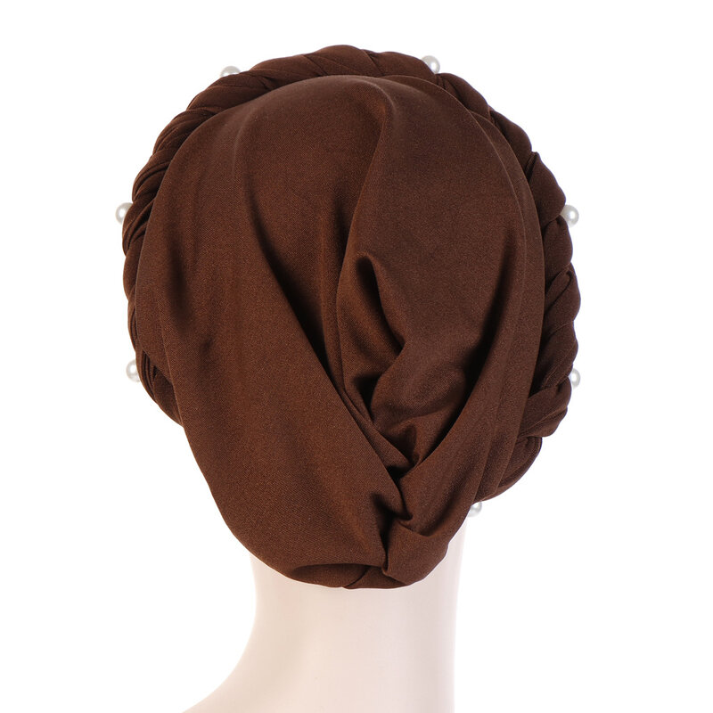 African Headtie African Women Solid Color Fashion Style Hats African Caps
