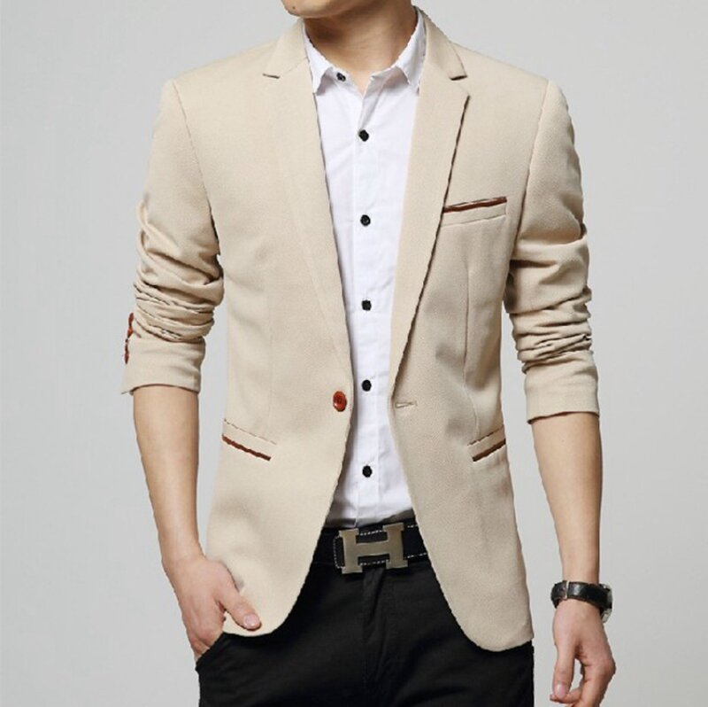 With Box Spring and Autumn New Customized Suit Men's Business Trend